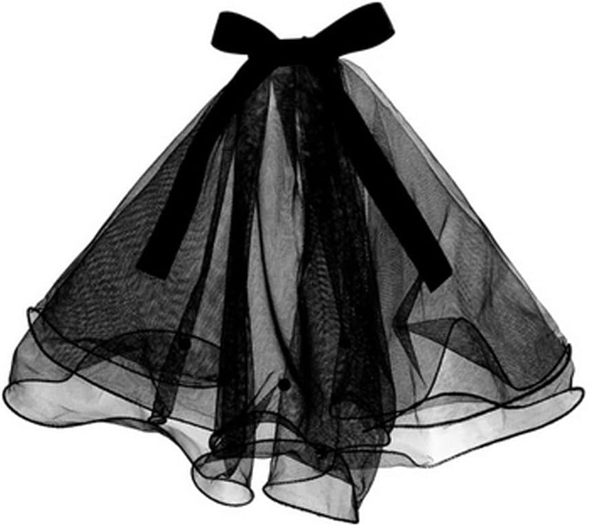 Pet Wedding Veil Cat Dog Bridal Flower Headdress Dog Weddings Parties Hair Accessories for Small Medium Large Dog 2: Black