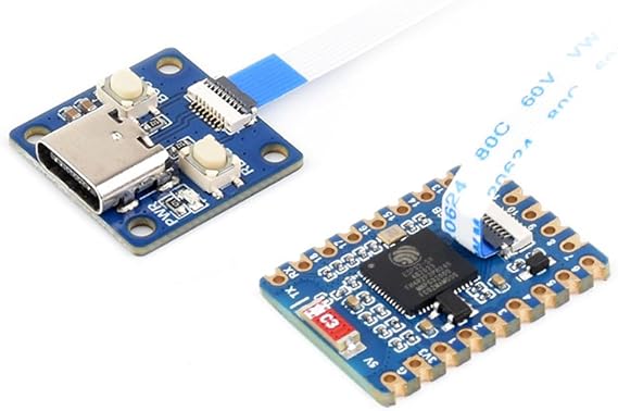 ESP32-S3-Tiny Development Board Kit+FPC Cable Bluetooth LE+2.4G WiFi ESP32-S3FH4R2 ESP32-S3 Mini Development Board