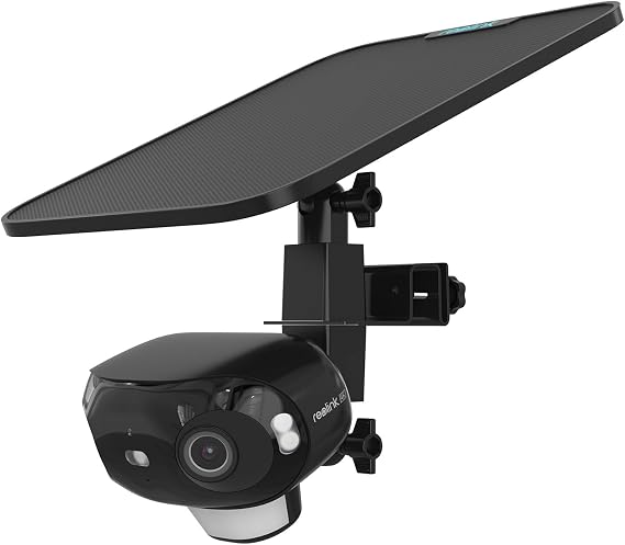 2 in 1 Camera Gutter Mount for Reolink Argus 4 Pro 4K Solar Security Cameras(Black)