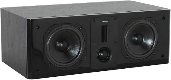 Dynavoice Definition DC-5 Center Speaker 3-Way Home Cinema 125W RMS 36-32000 Hz High Gloss Black Front Matt Black Housing Removable Fabric Cover No Bluetooth