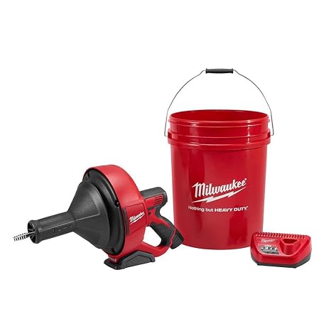 Milwaukee Electric Tool 2571-21 M12 Drain Snake Kit, 1 " x 20.5 " x 1.75"