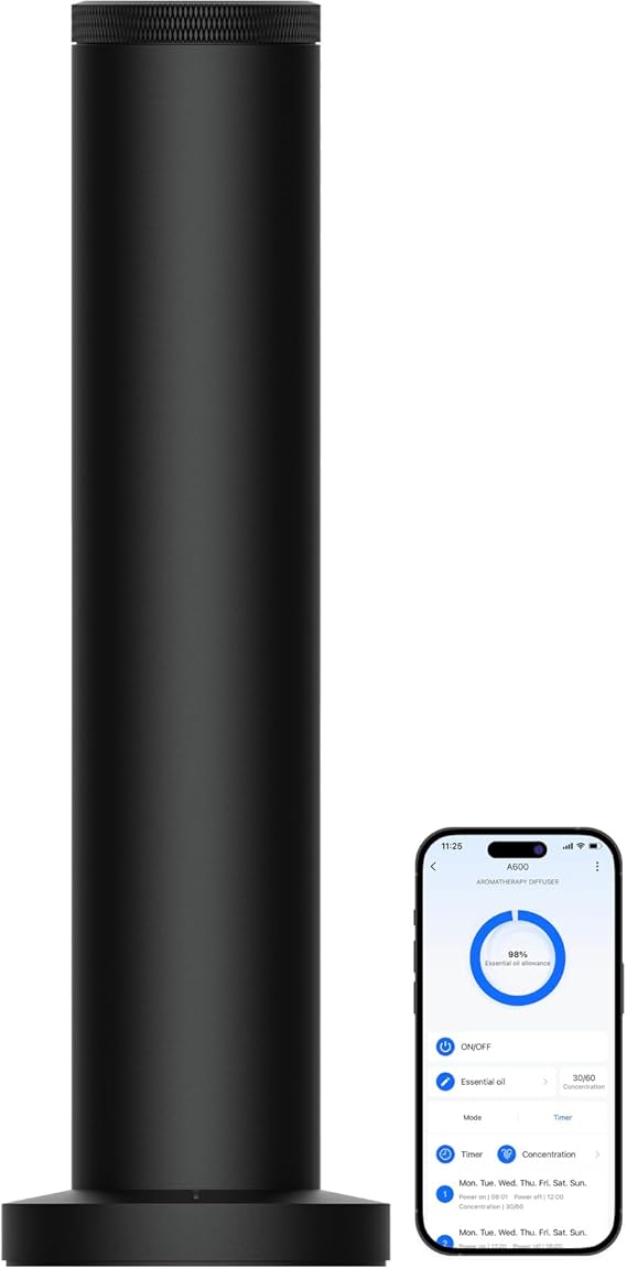 Hotel Scent Diffuser Machine-Cordless Rechargeable Diffuser for Whole House