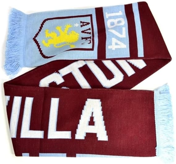 Aston Villa 1874 Knit Scarf - Authentic EPL