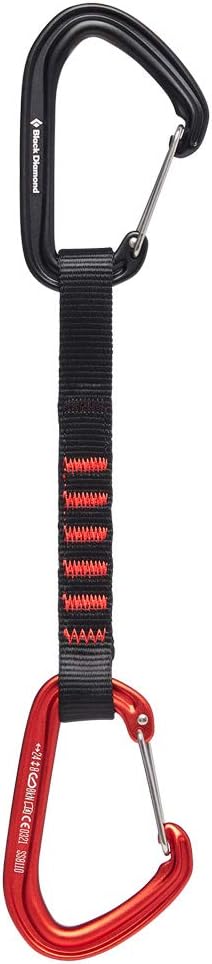 BLACK DIAMOND Hotwire Rock Climbing Quickdraw, Aluminum Carabiners