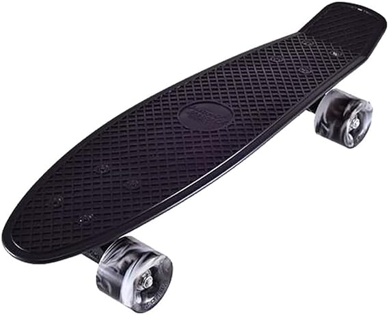 Street Surfing Original Beach Board Ocean Breeze Complete Plastic Mini Cruiser Retro 22 Skateboard for Kids Teens Adults - Intermediate and Beginner Skate for Boys and Girls