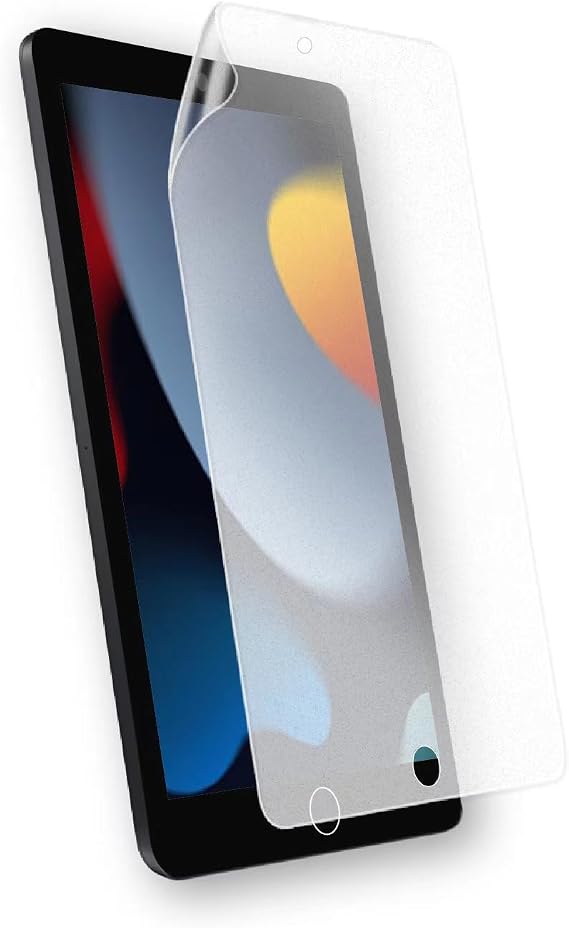 Zore Apple İle Uyumlu iPad 10.2 2021 (9.Nesil) Kağıt Hisli Mat Paper Like Tablet Ekran Koruyucu, Renksiz