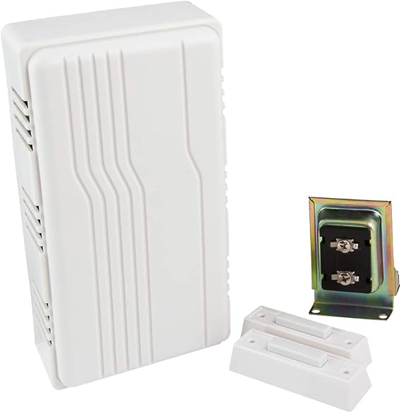 Edwards Signaling C212-W Builders Chime Complete Installation Kit with 2 Non-Illuminated Pushbuttons, White