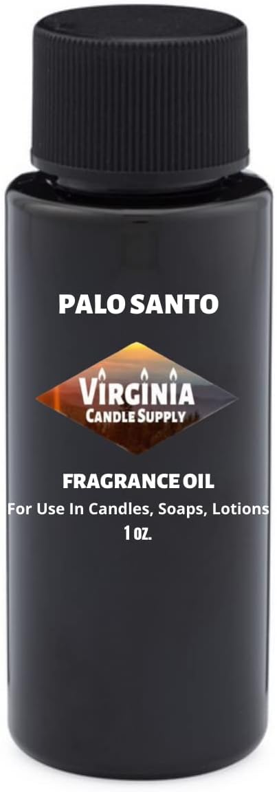 Palo Santo Fragrance Oil (1 oz Bottle) for Candle Making, Soap Making, Tart Making, Room Sprays, Lotions, Car Fresheners, Slime, Bath Bombs, Warmers...