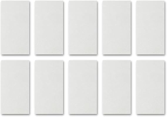 SoundsulateTM White Polyester Acoustic Wall Panels, 2' x 4' NEW 10-pack