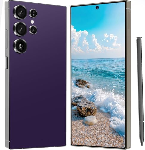 I25 Ultra Unlocked Cell Phone, Built in Pen,6.99 HD Screen 8256GB Unlocked Phones,6800mAh Long Battery Life Smartphone,5GDual SIMFingerprint UnlockFace ID Purple