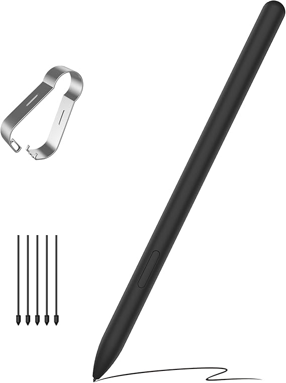 TiMOVO S Pen for Samsung Galaxy Tab S10 FE/S9 FE Series, Black