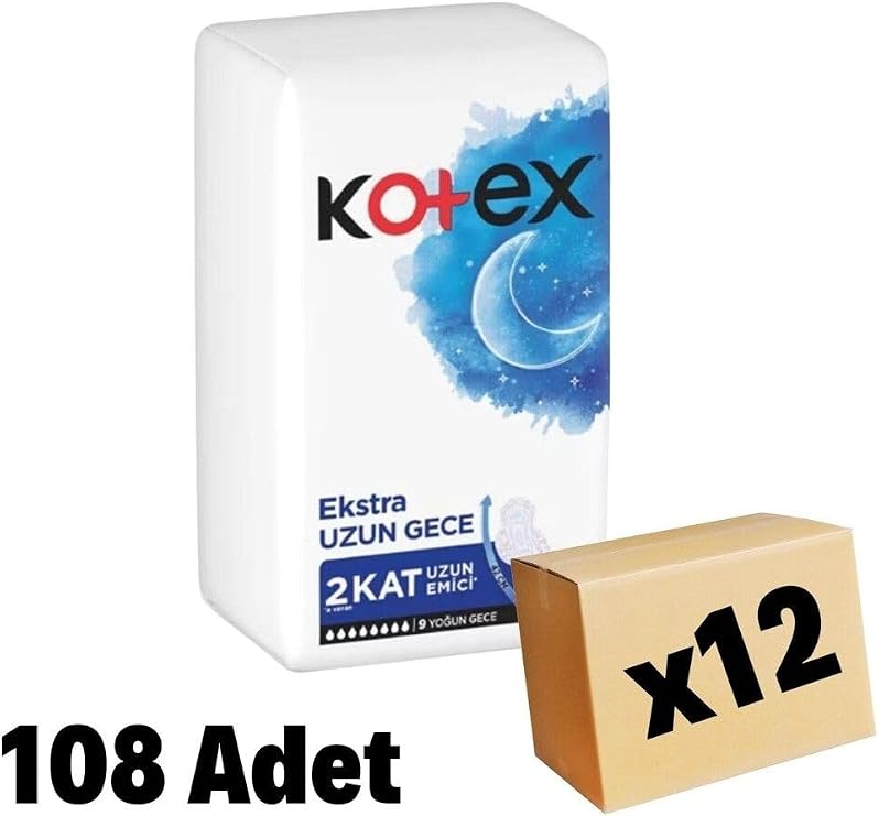 Kotex Ultra 9 Lu Extra Uzun Gece 12 Li Paket