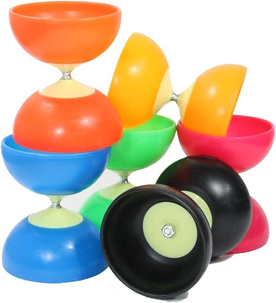 Zeekio Neoflight 2 Beginner Diabolo Set - Includes Sticks, String and Instructions (Blue)