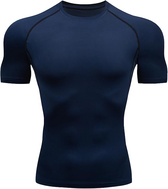 Men's Compression Shirts Workout Cool Dry Sports Tshirt