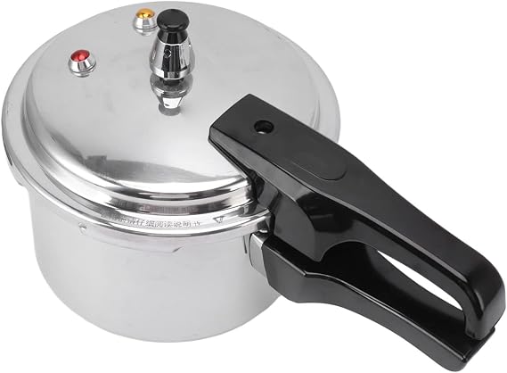 Tyenaza 3 Liter Stainless Steel Pressure Cooker, Induction Compatible, Gas Stove, Instant Cooking