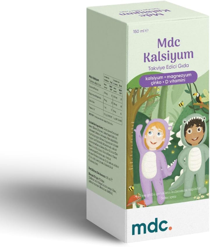 MDC Calcium Magnesium Zinc Vitamin D 150 ml