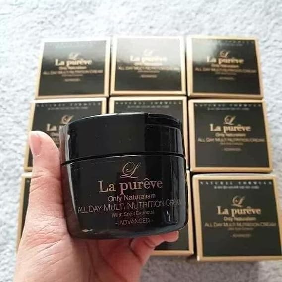 La Pureve/All Day Multi Nutrition Snail Cream 100ml X 1ea/All Day Multi Nutrition Snail Cream 100ml X 1ea/ Brightening & Anti-Wrinkle/K- BEAUTY/Korea Made