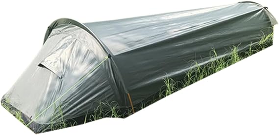 Bivy Tent Single Person Sleeping Backpacking Bivvy Tent Watertight Survival Sleeping Bag Camping Bivvy Tent for Outdoor