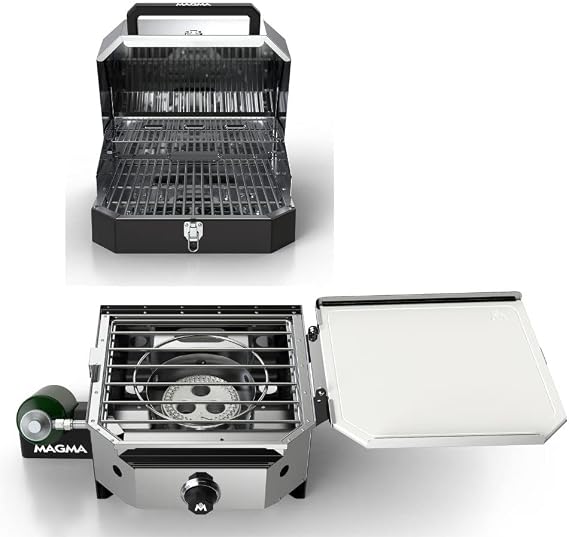 MAGMA CO10-117-M, Marine Crossover Bundle, Single Burner Firebox and Grill Top (Single Burner)
