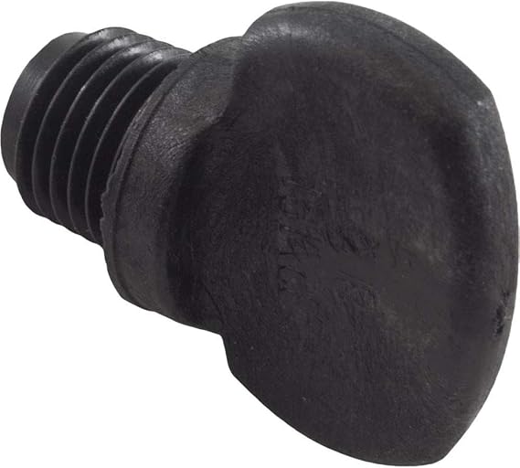 Pentair 357161 Black Drain Plug Replacement Pool and Spa Pump