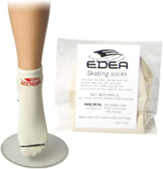 Edea Unisex-Adults Skating Socks, One Size, Tan, 1 Count