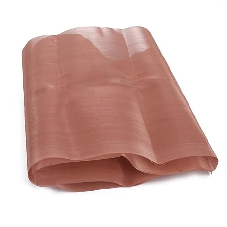 99.9% Pure Copper Screen Woven Mesh Screen,Copper Mesh Screen 80 Mesh Copper Mesh,Size 12" x 40"