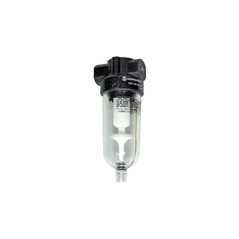 NORGREN F07-200-A1TA 1/4" Port, 4-1/4" HIGH X 1.63" Wide Miniature Filter with Polycarbonate Bowl, Automatic Drain