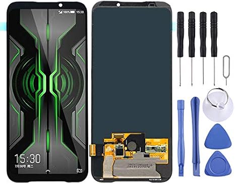 Replacement LCD Display AMOLED Material LCD Screen and Digitizer Full Assembly Compatible for Xiaomi Black Shark 2 Pro/Black Shark 2 Mobile Phone Screen Repair Parts (Color : Black)