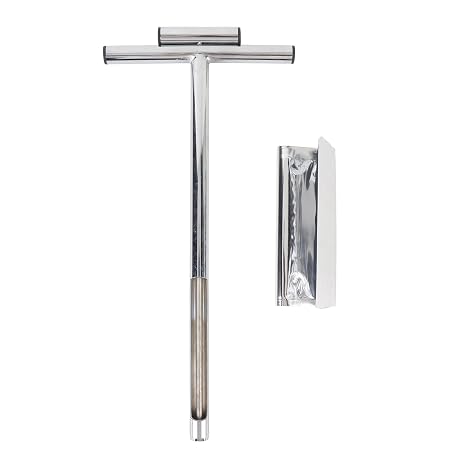Soil Sampler Probe, T Handle Sampler Tool Stainless Steel Soil Detector Tubular Sampling Tool with 2 Reusable Sample Bags for Garden Farm Plant Care, Test