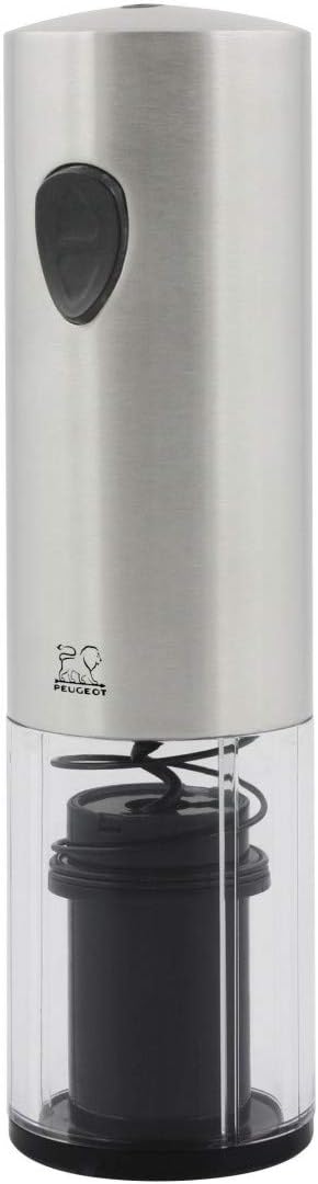 Peugeot - Elis Electric Corkscrew - Rechargeable Bottle Opener with Battery, Stainless Steel, 8 inches