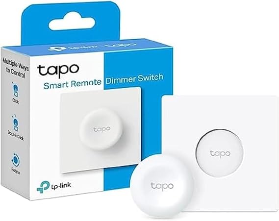 TP-Link Tapo S200D, Uzaktan Kontrol Edilebilen Akıllı Işık Düğmesi, Gerçek Zamanlı Bildirimler, Kabloya Gerek Yok, Pil dahil, Kolay Kurulum ve Kullanım, Tapo Hub Gereklidir Ayrıca Satılır