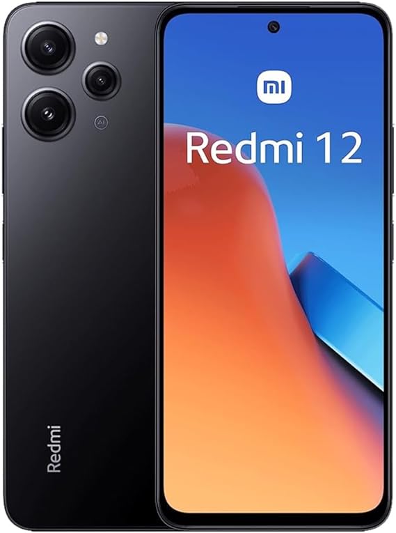 Xiaomi Redmi 12 Smartphone 4GB RAM 128GB ROM Midnight Black [Global Version]