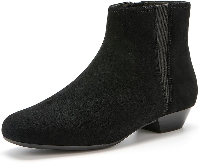 ABEO Via Boot Metatarsal Black Suede, 8 Medium