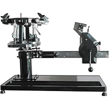 Badminton String Machine, Tennis Racquet Stringing Machine, 6-Point Fixed 360-Degree Turntable Rotation with Tools and Accessories, for Tennis, Badminton Racket