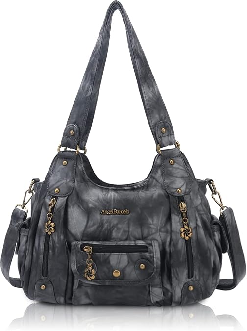 Angel Barcelo Purses for Women Soft PU Leather Shoulder Bag Crossbody Purse and Handbags