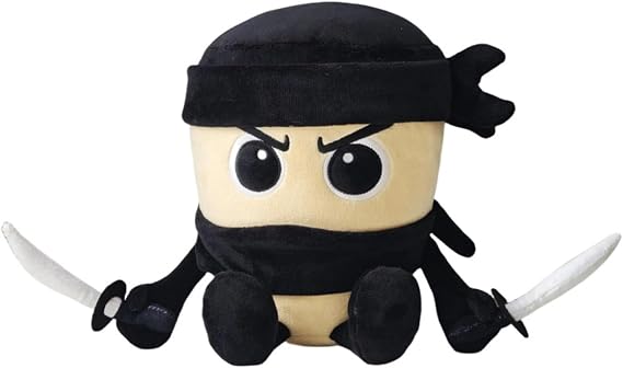 Italian Brainrot Plush Toy, 9.84 inch Capuccino Assassino Plushies, Italian Brainrot Stuffed Animal, Funny Assassin Monster Figure Doll for Adults Kids Boys Girls