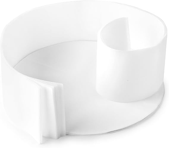IBILI - Pre-cut Non-Stick Paper for Round Mould 20 cm, Set of 20 Bases + 20 Sides