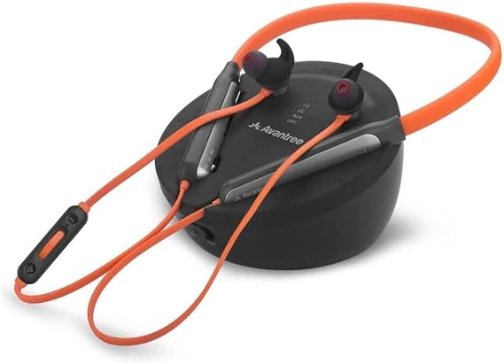Avantree Medley Clear Wireless Earbuds for TV with Transmitter and Dock