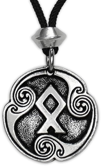 Othala Rune of Heritage Necklace - Elder Futhark Rune Norse Viking Jewelry