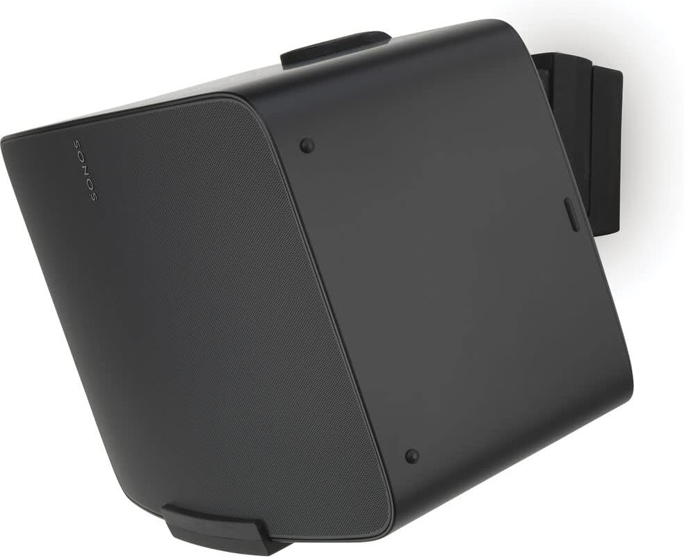 Flexson Horizontal Wall Mount for Sonos Five and Play 5 Each Black