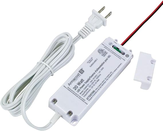 Armacost Lighting 810201 20 Watt Standard Power Supply, White
