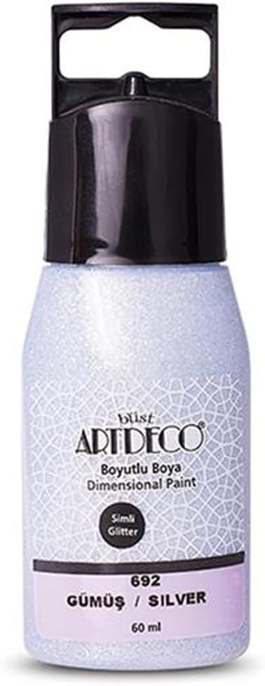 Artdeco Simli Boyutlu Boya 60ml, Gümüş (692)