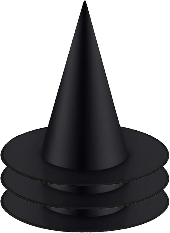 Black Halloween Witch Hats Halloween Party Costume Decoration Wizard Hat