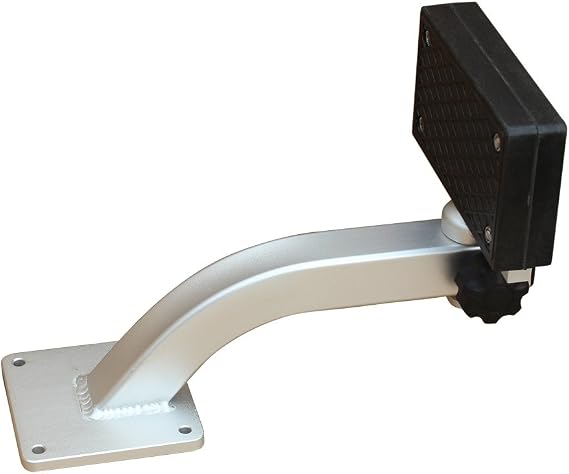 Brocraft Trolling Motor Mount Bracket, Removable Deck Mount for Clamp-On Electric Trolling Motors, Marine Aluminum & Nylon, Boat Motor Mount