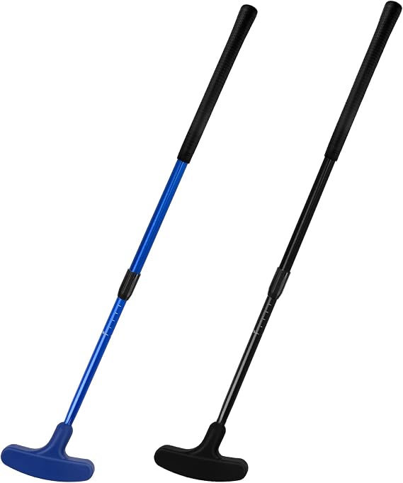 2 Pack Mini Golf Set - Two-Way Putter, Right/Left Handed, Adjustable Length for Adults, Beginners