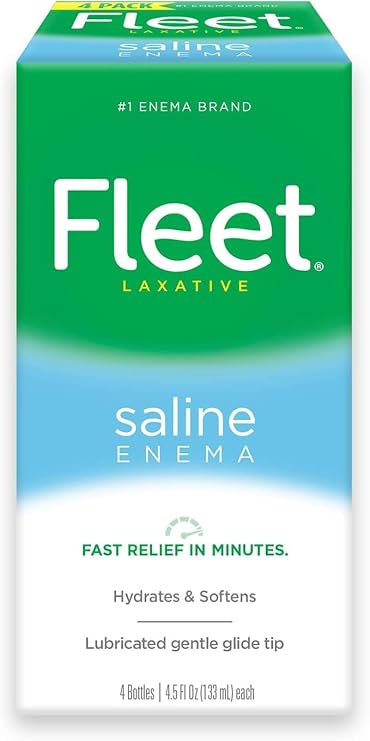 Fleet Saline Enema, 4.5 Ounce (Pack of 2)