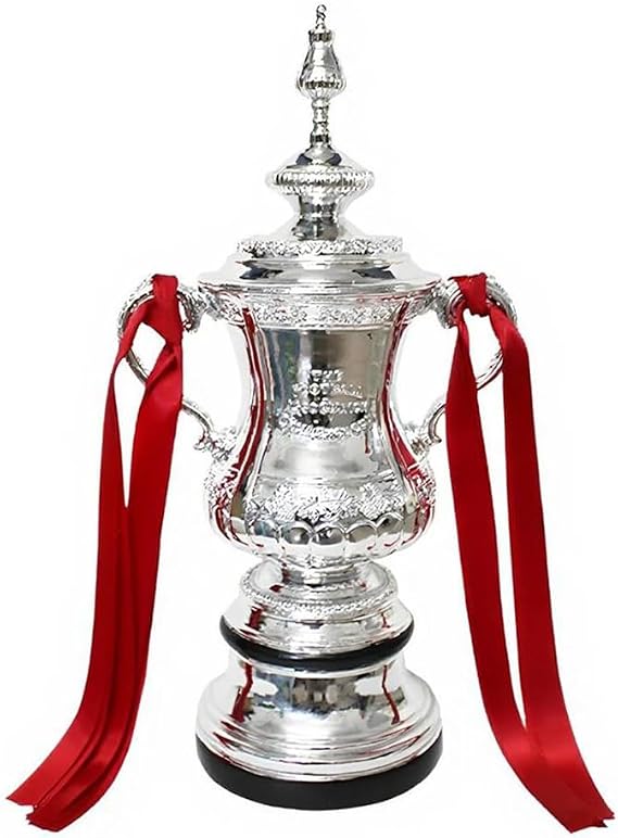 FA Cup League Trophy Replica Soccer Champions Trophies Soccer Lovers Collectibles Gifts for Soccer Fans Home Desk Decor,44cm17.3in