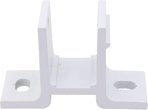 Wall Mounting Bracket Replacement For Retractable Awnings, White Replacement Spare Parts Wall Mounting Bracket Ensures Stability For 40 Square Pipe Use Aluminium Support Hardware for Garden Shade