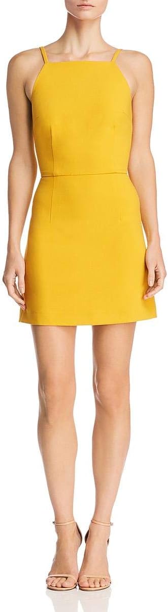 French Connection Women's Whisper Light Square Neck Strappy Dress