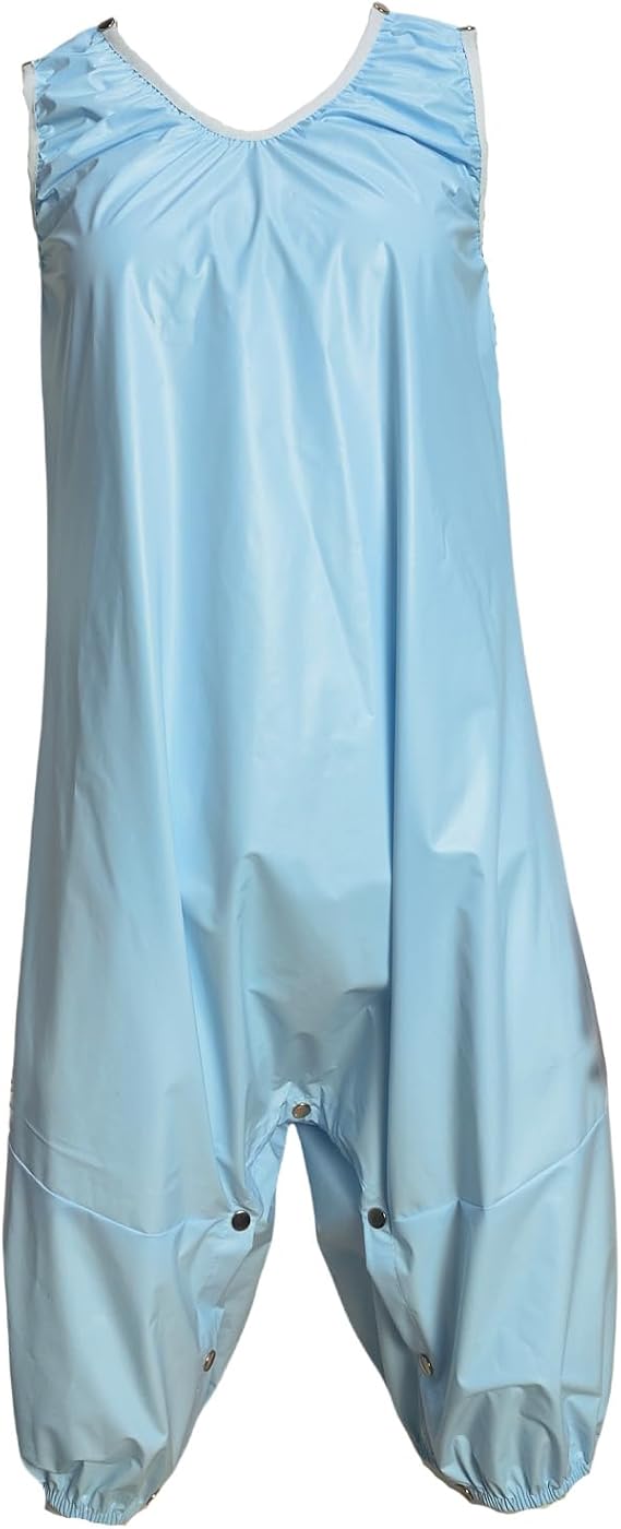 Haian Custom PVC ABDL Unisex Snap Through Crotch Romper Diaper-Friendly